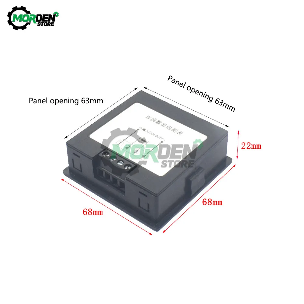 New 6-100V 20A Voltmeter Ammeter DC Electrical Instrument Tools Multi-function Meters Testers Dropship