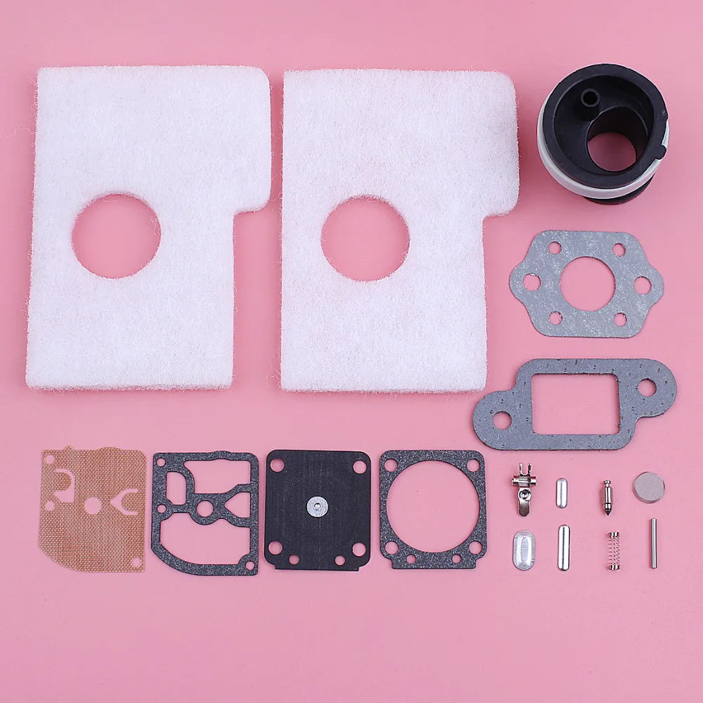 Adefol-Kit de reconstrucción de reparación de carburador de colector de admisión para Stihl MS180 MS170 018 017 MS 180 170, filtro de aire de junta de motosierra