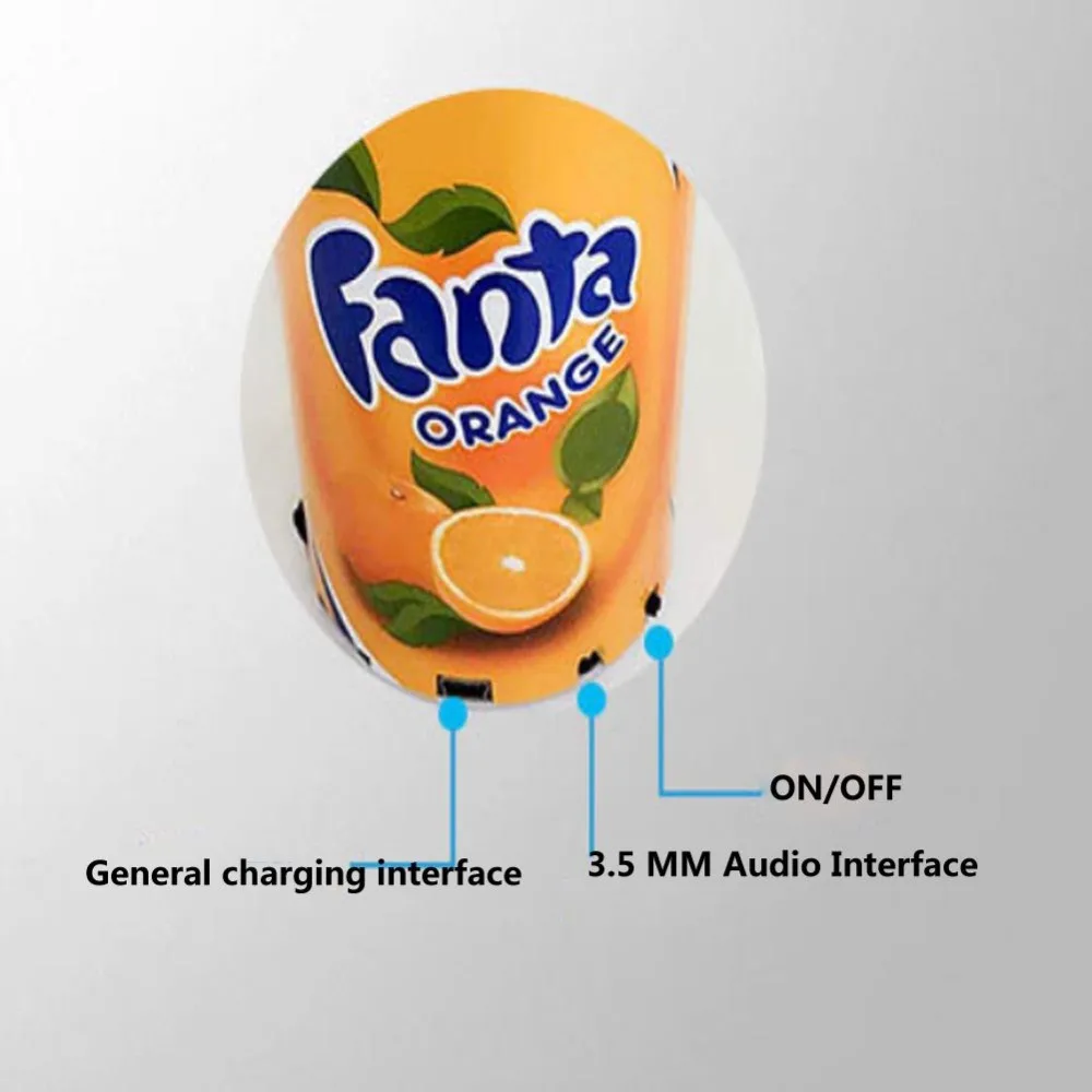 Novo metal latas de cerveja usb mini alto-falante bluetooth bebidas latas mini alto-falante portátil tf cartão com rádio fm para o telefone