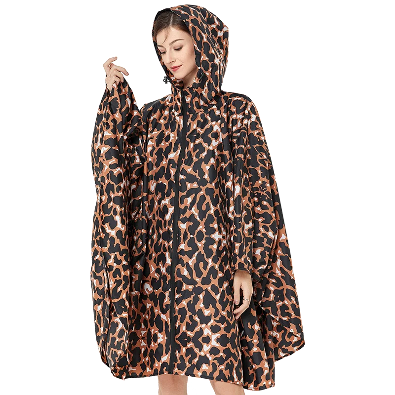 Chubasquero japonés para adultos, Poncho de gran tamaño para coche eléctrico, senderismo, transpirable, a la moda