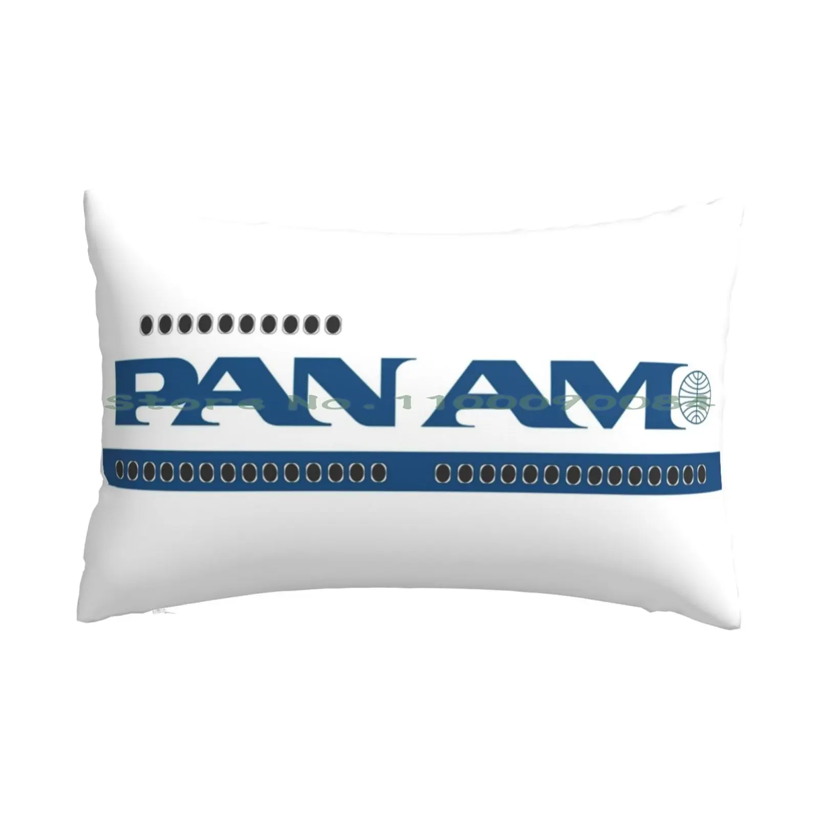 Pan Am 747 Style Pillow Case 20x30 50*75 Sofa Bedroom Pan American World Airways Panamfanart Rbpartnerprogram 747 Boeing Flight