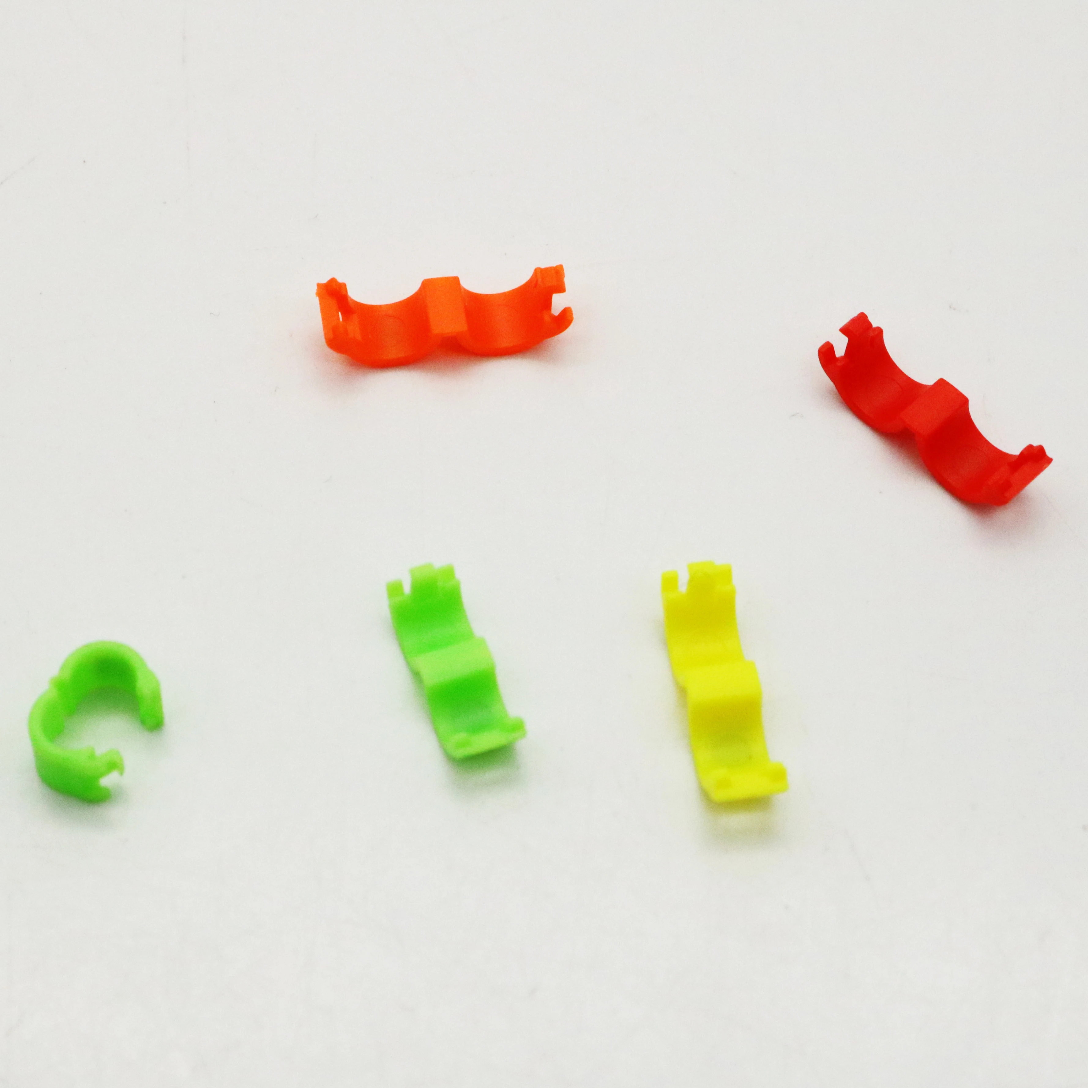 30 Pcs Inner 2.7/ 3/4/4.5/5mm Canary Clip Ring Bird Pigeon Parrot Leg Rings Small Birds Foot Rings With Number Bird Clip Ring