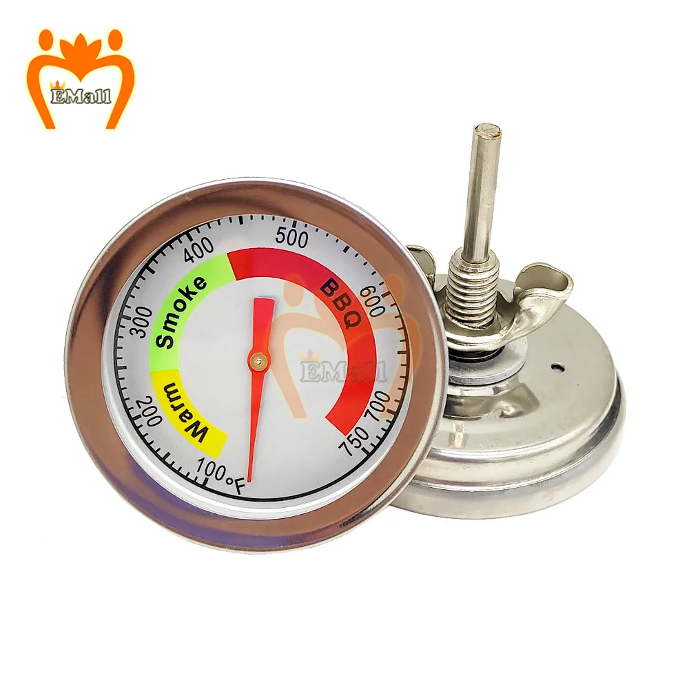 100°F-750°F Stainless Steel BBQ Oven Thermometer Indoor Home Grill Kitchen Thermometer Cook Outdoor Temperature Gauge Controller