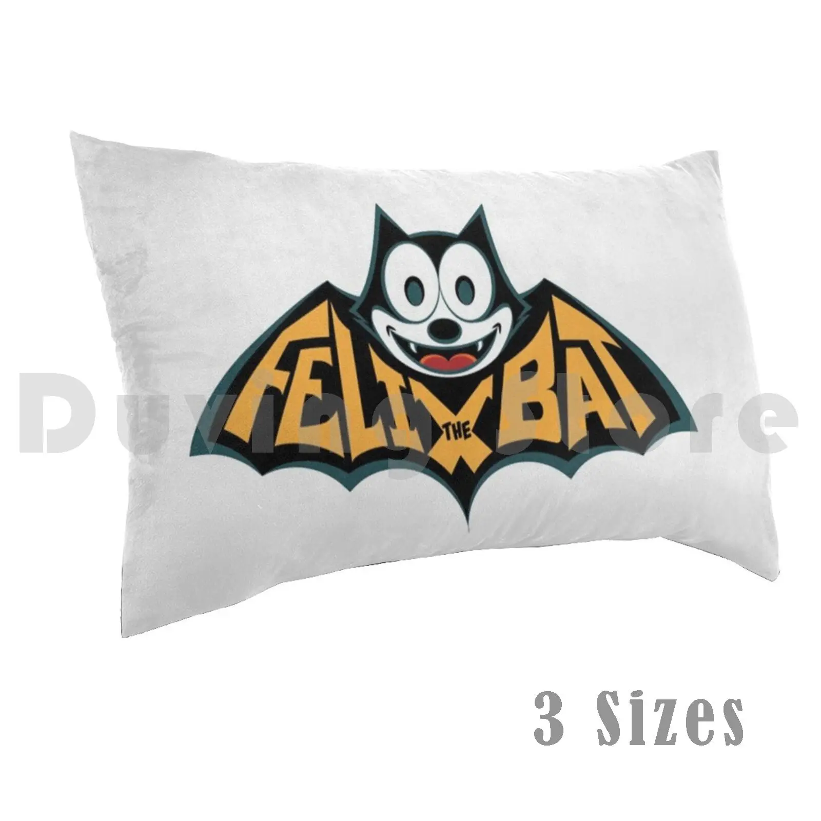 

Felix The Bat pillow Case Animation Cartoon Cat Comic Felix Lucky Cat Old Old Comic Skitty Ukulele