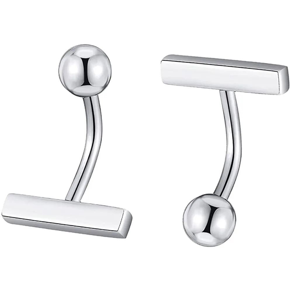 New Small Belly Button Rings Stainless Steel Dainty Nombril Ombligo Bar Navel Ring For Women Men Body Piercing Jewelry