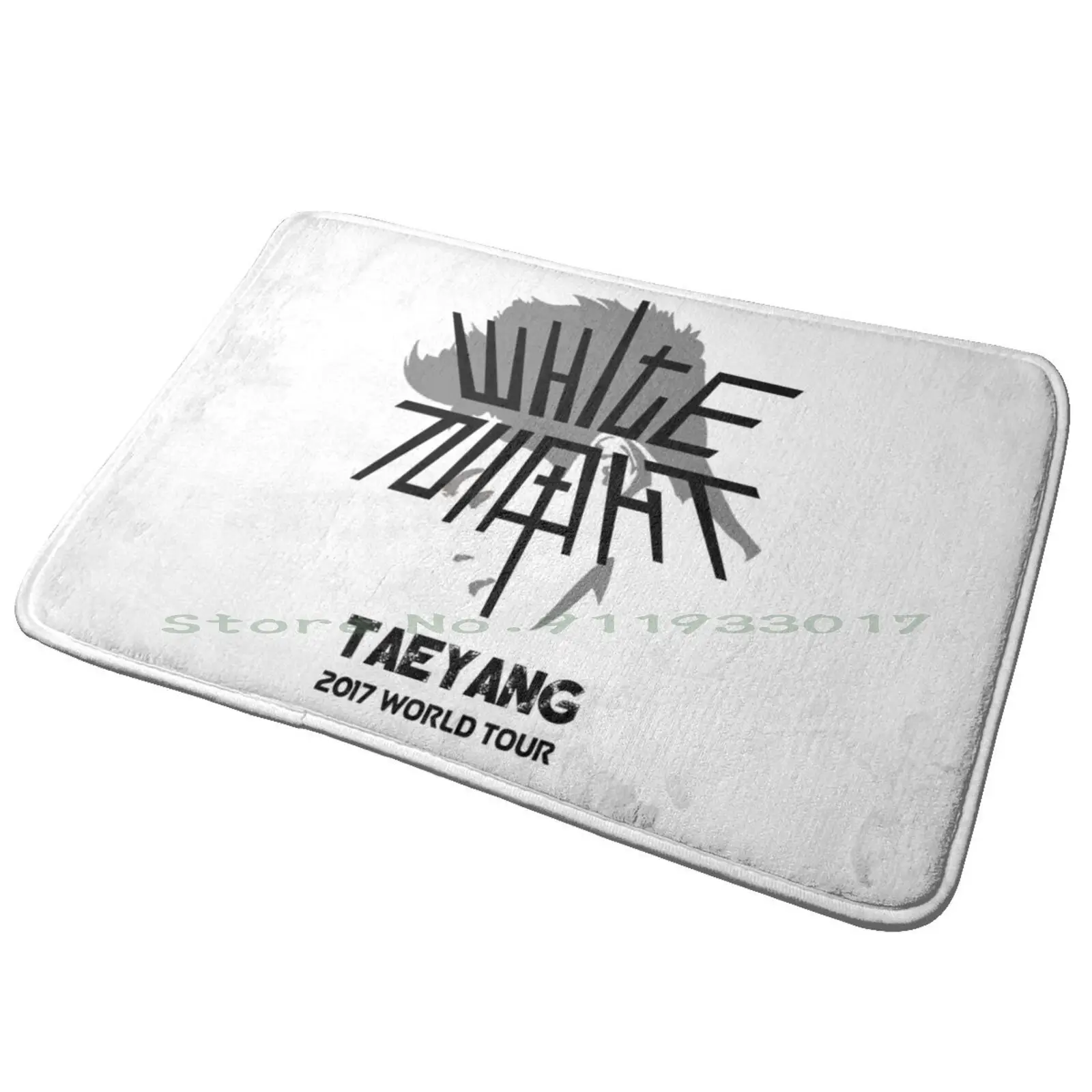 Kpop Taeyang 2017 World Tour White Night Entrance Door Mat Bath Mat Rug Rug Persian Kilim Rug Persian Carpet Diamond Persian