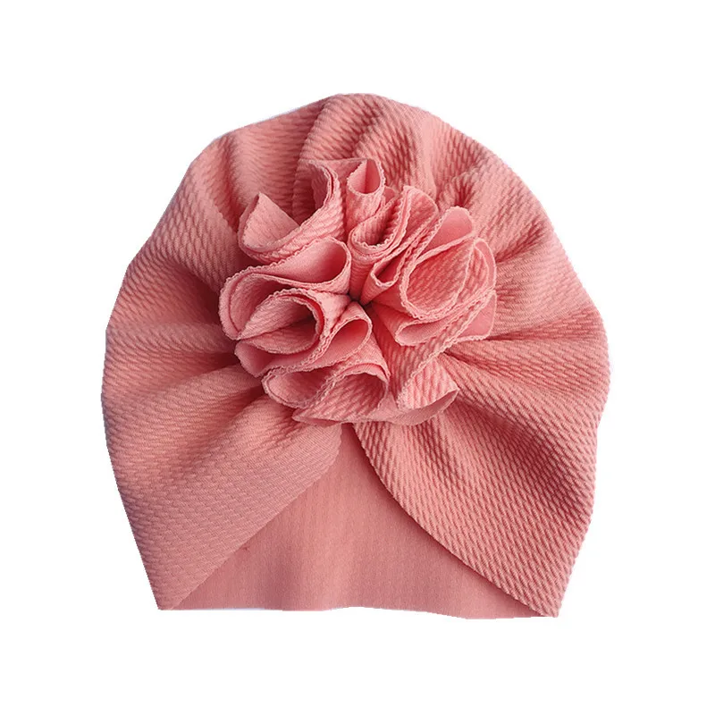 2023 Baby Corn Flowers India Cap round Princess turban soft Hat Children Headdress Hair Bands for Kids Baby Infant Beanie Caps