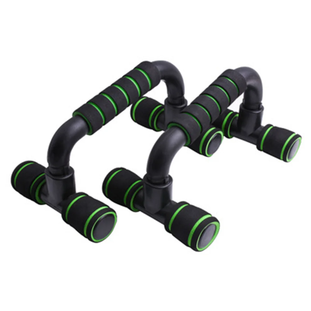 1pair I-shaped Push-up Rack Fitness Equipment Hand Sponge Grip Bars Muscle Training Push Up Bar Chest Home Gym Body Building