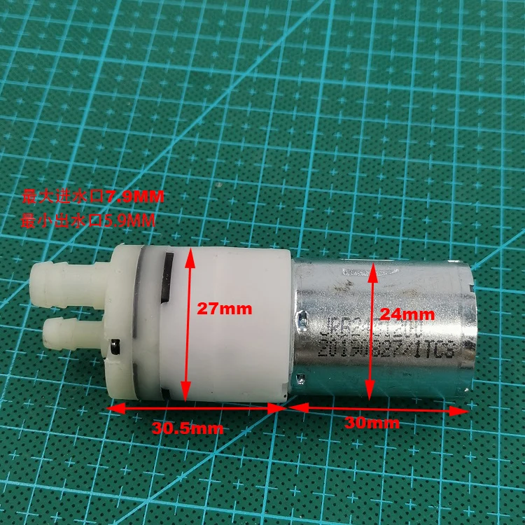

DC 12 В-24 В Micro 370 двигатель с угольной щеткой, водяной насос, самовсасывающий вакуум, низкий уровень шума для питьевых фонтанчиков/диспенсеров для воды