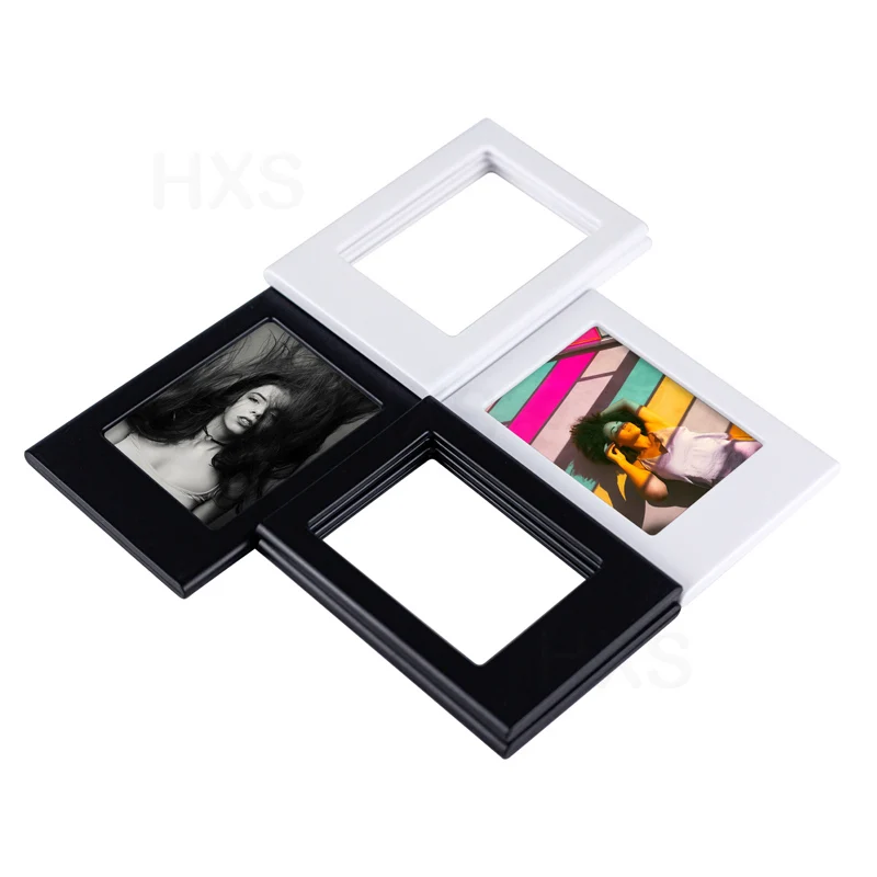 20 Sheets FujiFilm Instax Mini White Film and 10pcs Magnetic Magnet Photo Picture Frames for Instax Mini 11 9 8 70 7s 90 25 SP-2