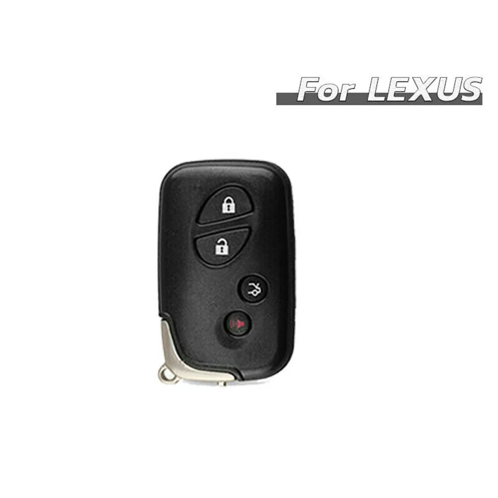 Funda protectora de cuero PU con 4 botones para llave de coche, accesorios para Lexus IS250 GS00 ES350 LS460 HS250h RX350 GX460, 1 ud.