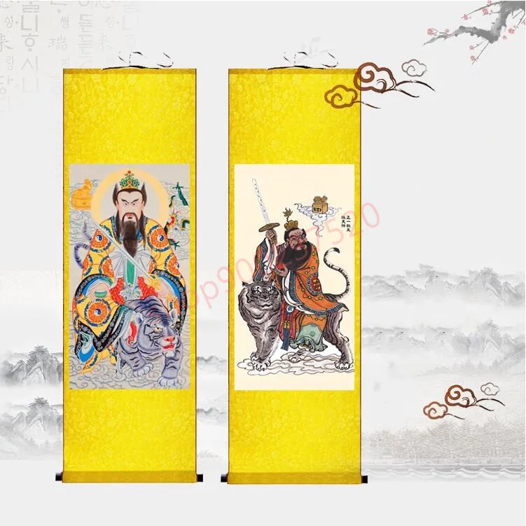 (customized) Taoism, portrait of Zhang Daoling in Longhu Mountain, Zhengyi immortal Celestial Master, silk scroll painting