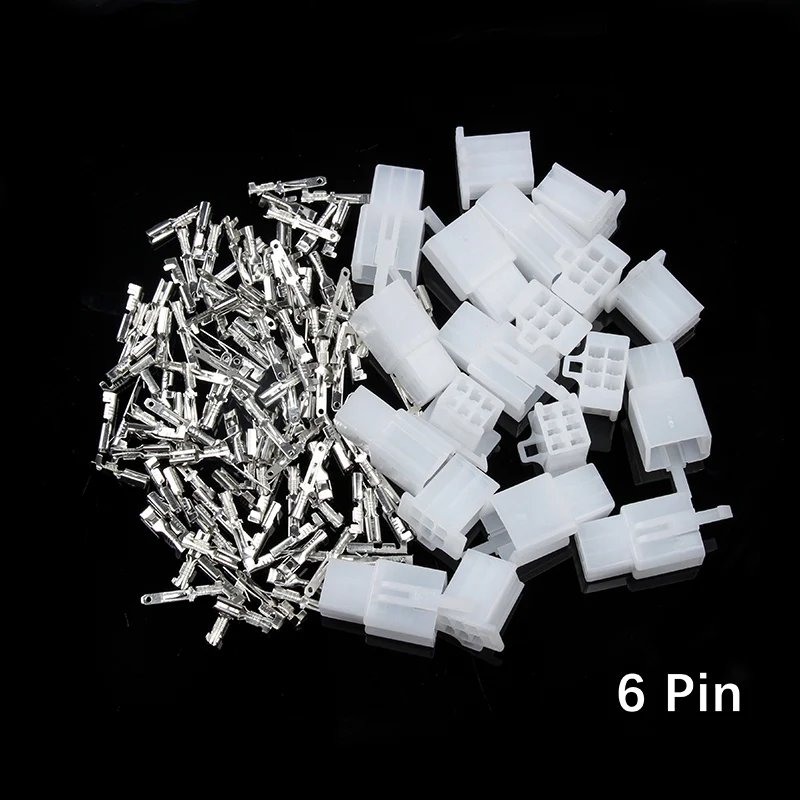 10Set 2/3/4/6/9Pin 2.8mm Automotive 2.8 Electrical Wire Connector Male Female Cable Terminal Plug Kits Motorcycle Ebike Car