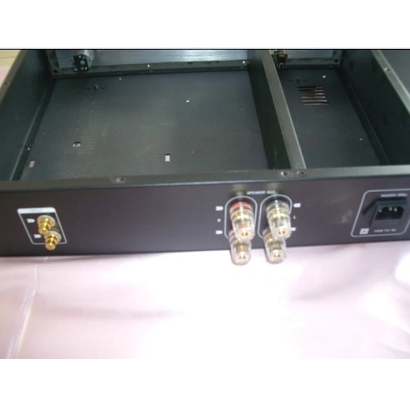 鉄のアルミパワーアンプシャーシdiy 4395オーディオケース電源シェルアンプボックス前段エンクロージャ430*95*340ミリメートル