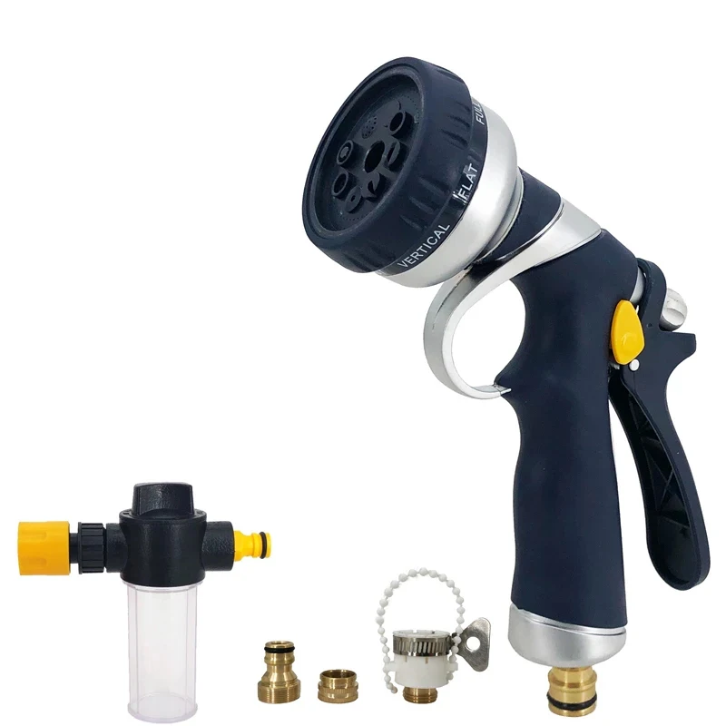 

Metal Garden Water Gun Hose Nozzle Mutifunctional Household Car Washing Yard Water Sprayer Pipe Tube Nozzle Sprinkle Tools