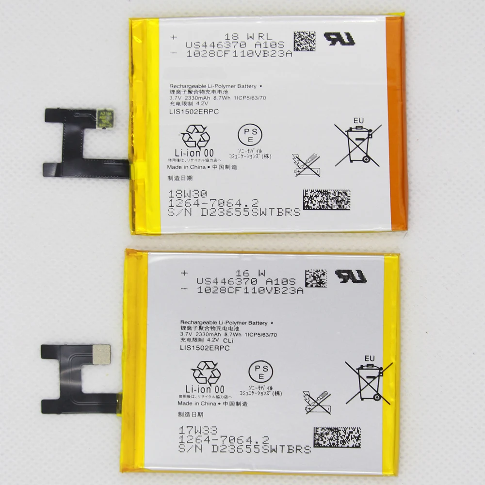 

ISUNOOO LIS1502ERPC Real 2330mAh battery For Sony Xperia Z L36h L36 c6602 C6603 S39H C2305 M2 S50H D2303 D2305 D2306 battery