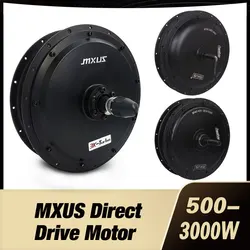 MXUS Wheel hub motor 72V 3000W 60V 1500W Electric Bike Motor 48V 1000W 500W  Brushless Driect Drive Motor E-bike Motor  Powerful