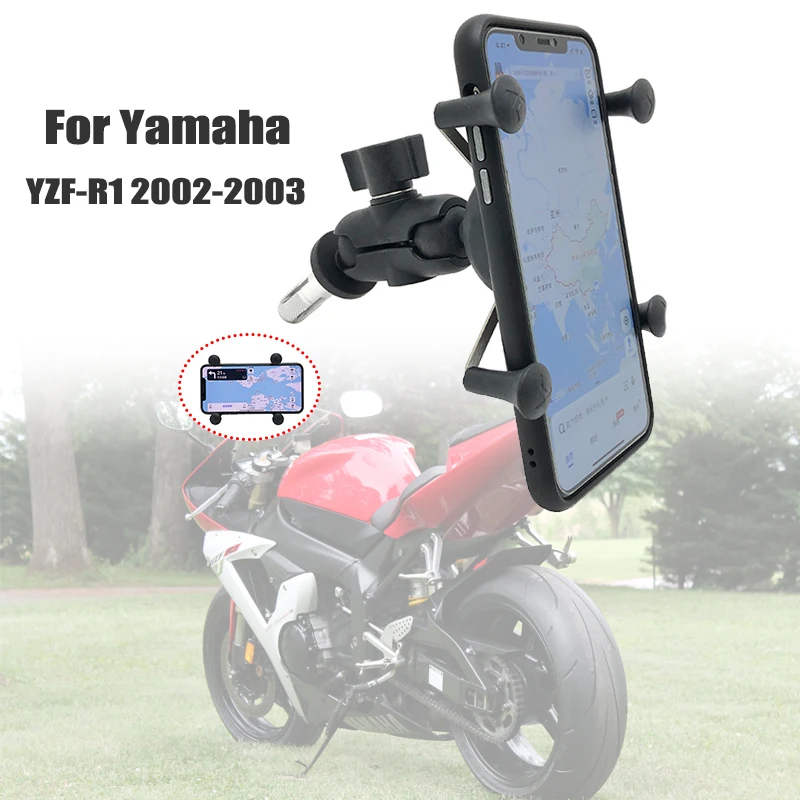 

For Yamaha YZF-R1 R1 YZFR1 YZF R1 2002-2003 GPS Navigation Frame Mobile Phone Mount Bracket Motorcycle Accessories