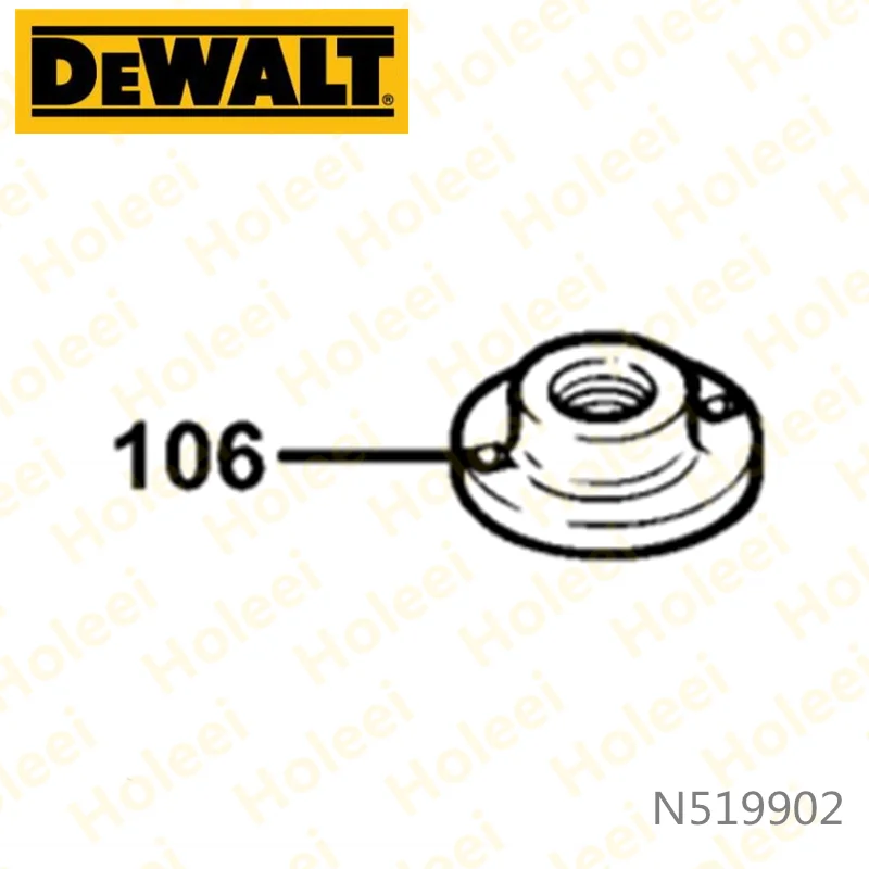 Flange externo para dewalt dw810 dw803 dw811 n519902