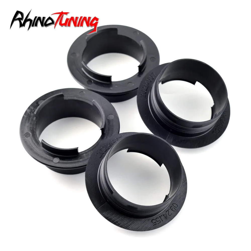 4pcs 96mm Wheel Caps Clip Ring Nylon For 09.24.155 Rim Center Cover Car Modification Styling Hubcap Interior Accessories Black