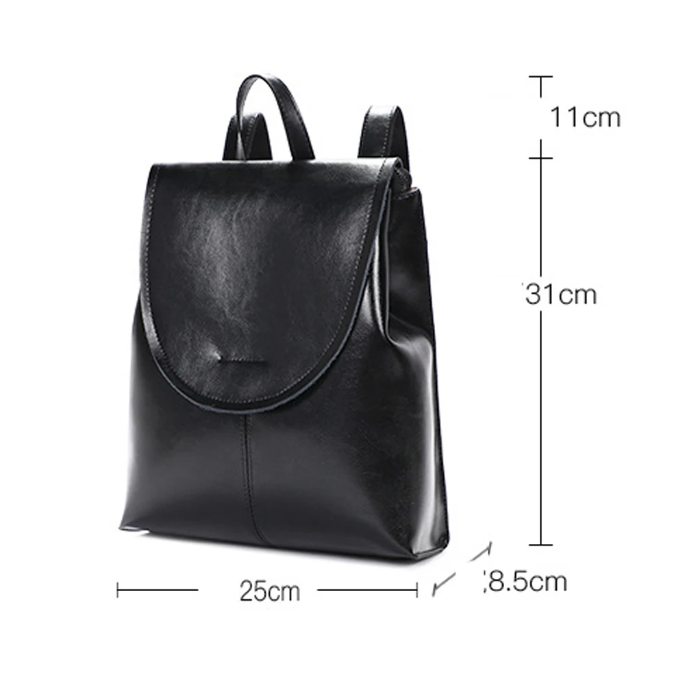 Leather Fashionable Head Layer Brand Leisure Classic Multi-Function Leisure New Brand Summer New High Quality Women's Backpack