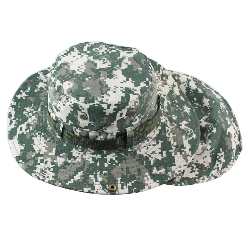 CAMLOAND Mens Buck Hat With Neck Flap Summer UPF 50+ Sun Hat For Women Camouflage Hiking Caps Outdoor Breathable Fishing Hats