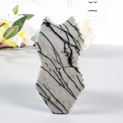 Kam Picasso Jasper Gua Sha Tool Natuursteen Lichaamsmassage Gezondheidszorg Spa Schrapen Multifunctionele Zaagtandmassageapparaat Hoofd Gezicht