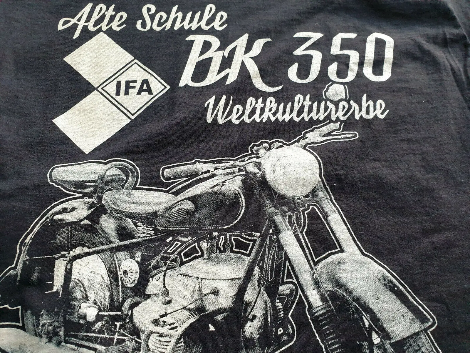 IFA BK 350 Zschopau Cult S50 DDR Ostkult Ifa Veb Motorcycle T-Shirt. Summer Cotton Short Sleeve O-Neck Mens T Shirt New S-3XL