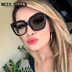 Large Frame Photochromic Reading Sunglasses Retro Women Anti Blue Rays Frames Presbyopia With Diopters 0 +0.5 +1.75 +2.75 +6.0