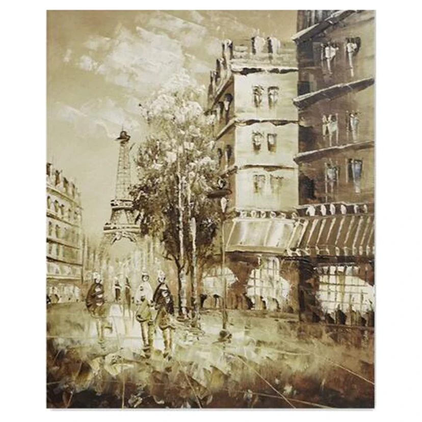 Full Round Drill Home Decoration Diamond Painting Cross Stitch Paris Street Landscape City View Art Mosaic Embroidery FC465