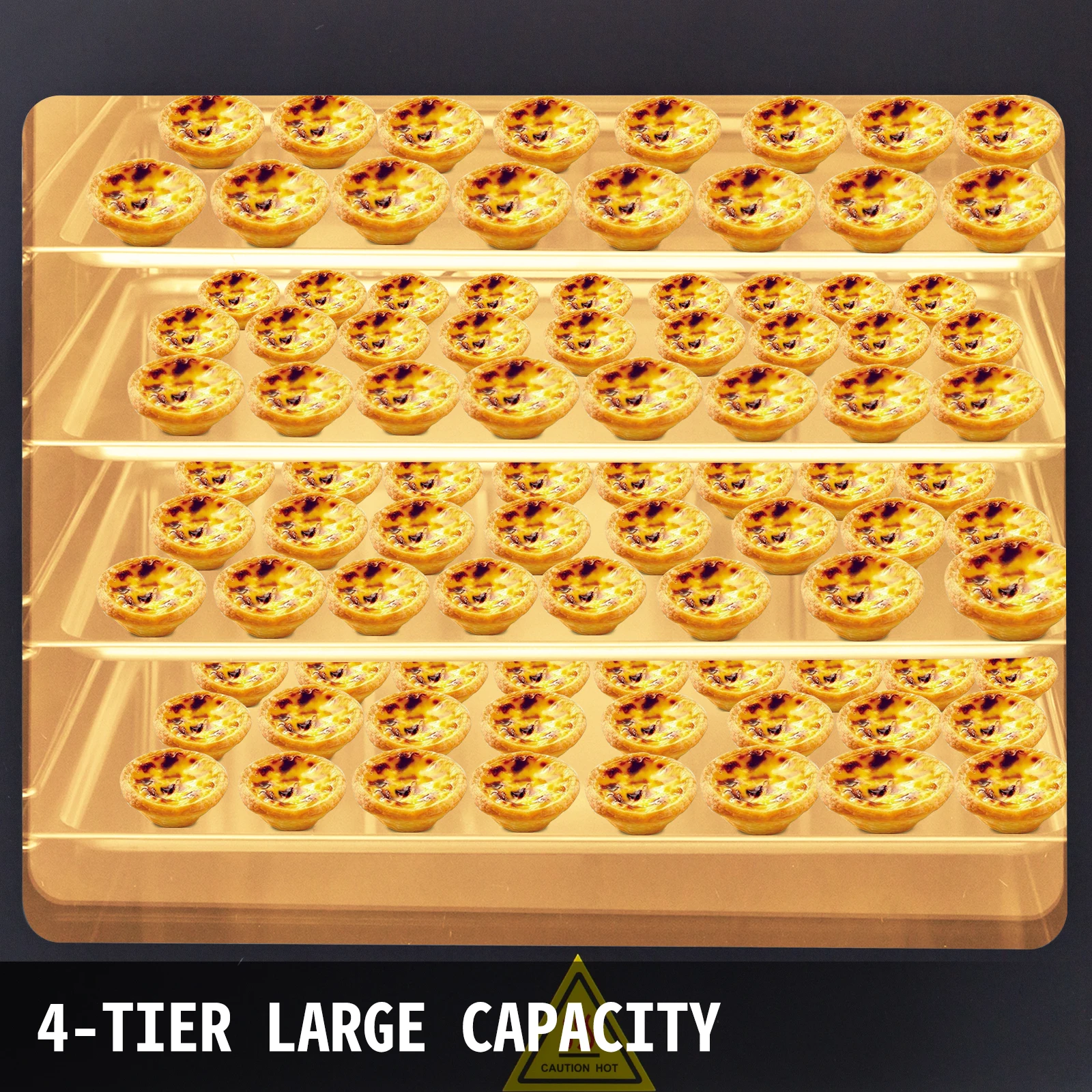 VEVOR الفرن الحراري 4500 واط مع رذاذ التجارية 60L 4-Tier الكهربائية منضدية البيتزا شواء محمصة أجهزة المطبخ المنزلية