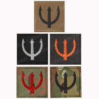 LIBERWOOD US Trident Patch Reflective Poseidon Tactical Badge Armband Emblem