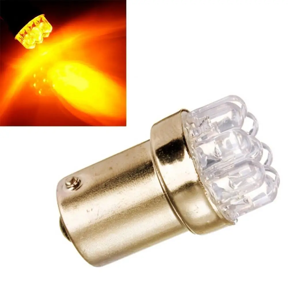 2Pcs/Set G18 1156 9LED Car Turn Signal Tail Brake Reverse Backup Light Bulb Lamp