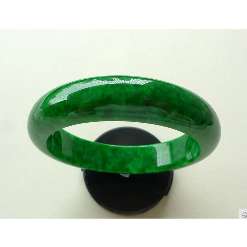 Wholesalefine jewelry High Quality full green Bangles Pure Full Green Bracelet Bangle jadeite