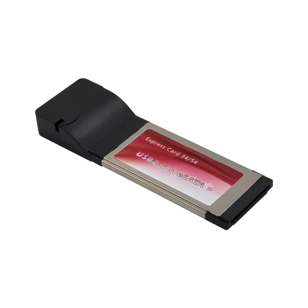 Express Card ExpressCard 34mm to usb2.0+eSata Hard Disk SSD Adapter e SATA sil3531 Chipset