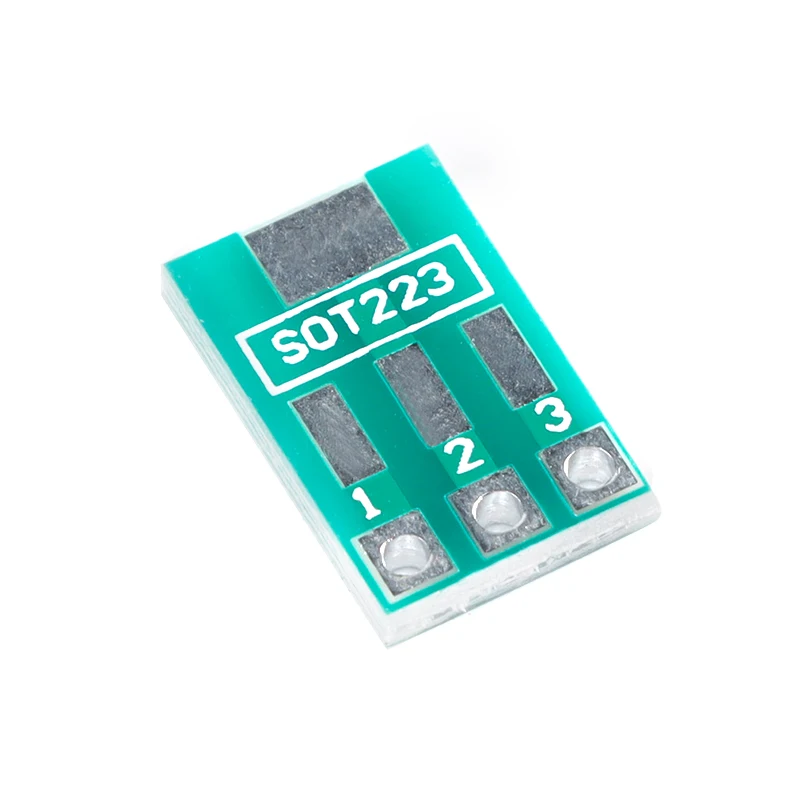 20pcs SOT89 To DIP SOT223 To DIP Adapter Board Transfer Plate Pinboard 1.5mm Pitch Pin Space Test PCB Electronic Circuirt Board