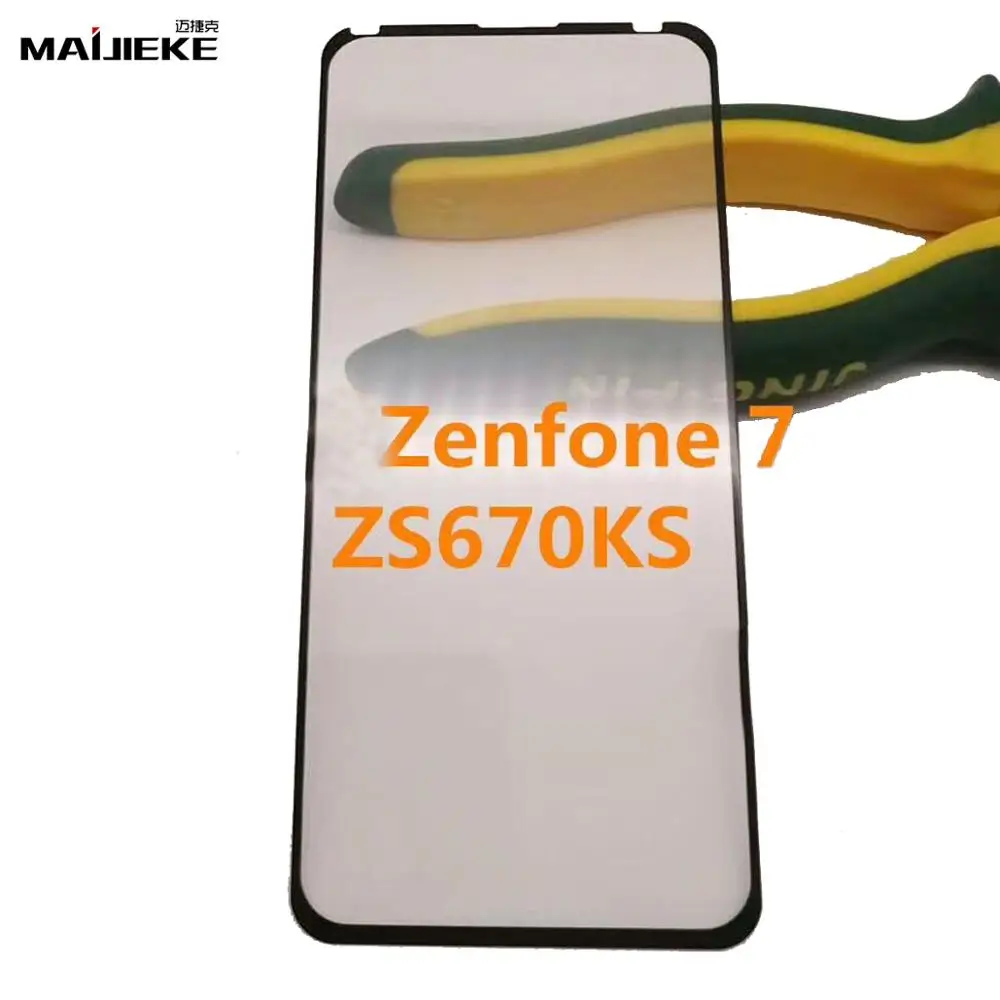 Full Glue Screen Protector for ASUS Zenfone 9 7 ZS670KS Zenfone 7 Pro ZS671KS Rog 6 pro Full Cover Tempered Glass