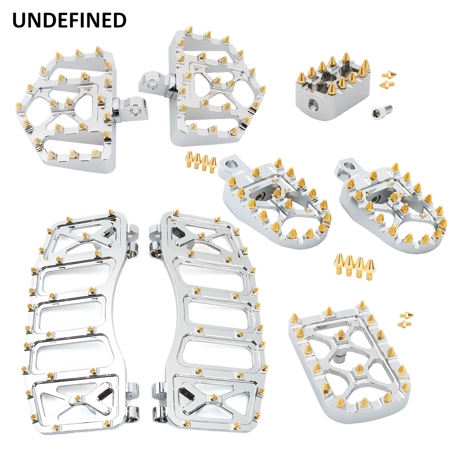 Wide Floorboards MX Foot Pegs Shifter Peg Brake Pedal Cover for Harley Touring Road King 86-2023 Softail FL 86-2017 Dyna FLD