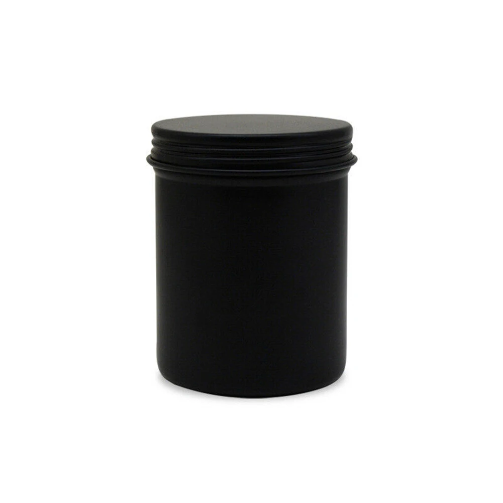 DIY Black Metal Candle Tins, Round Containers with Lids, Tea Packaging Tin Box, Food Grade, 200ml, 10Pcs, 20Pcs