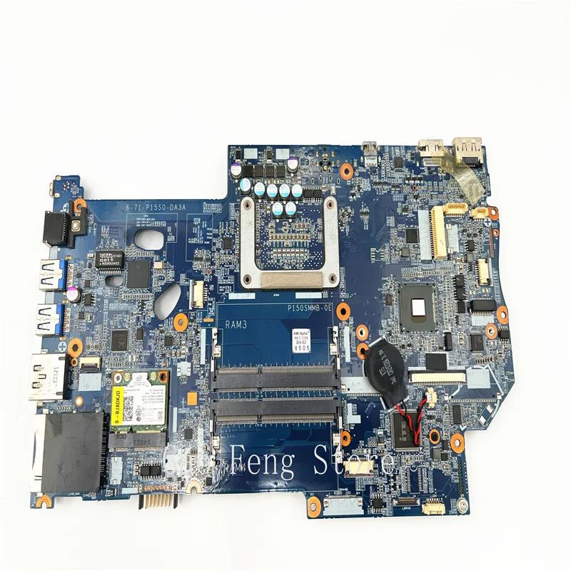 Laptop Motherboard FOR Hasee FOR Raytheon FOR CLEVO P150SM P151SM Motherboard 6-71-P15S0-DA3A 6-77-p150sma0-d03a 100% tested ok