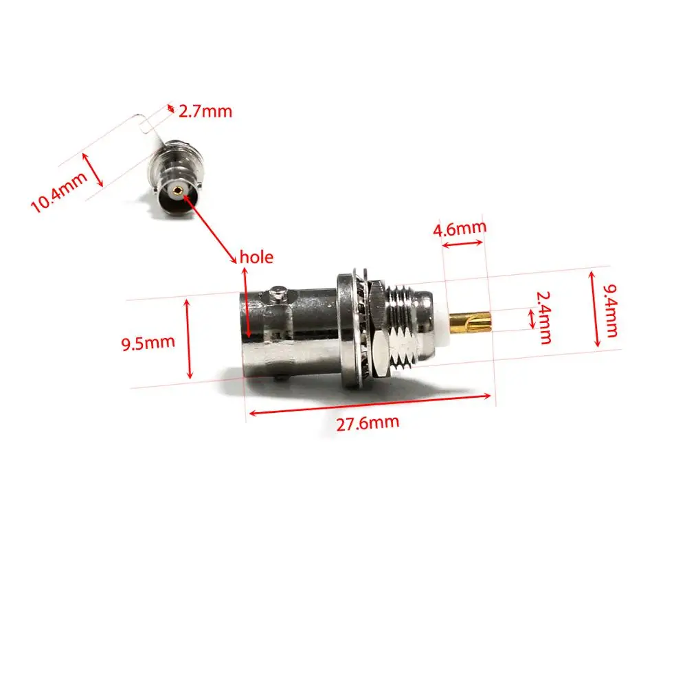 1pc BNC Female Jack Soldering connectors Adapter front panel mount terminals NEW for radio antenna