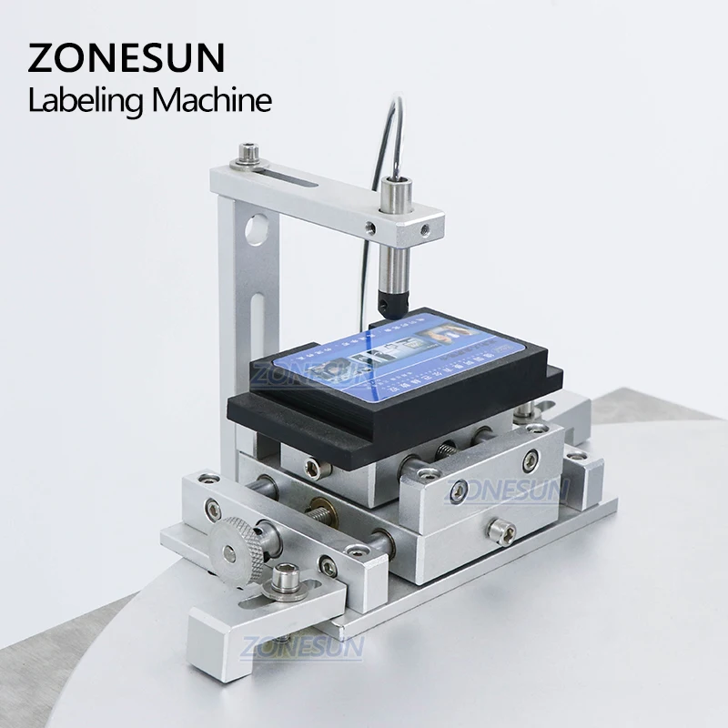 ZONESUN ZS-TB606 Semi Automatico Prezzo di Imballaggio Adesivo Etichettatura Macchina Distributore di Etichette Macchina Applicatore Trasparente Da Banco