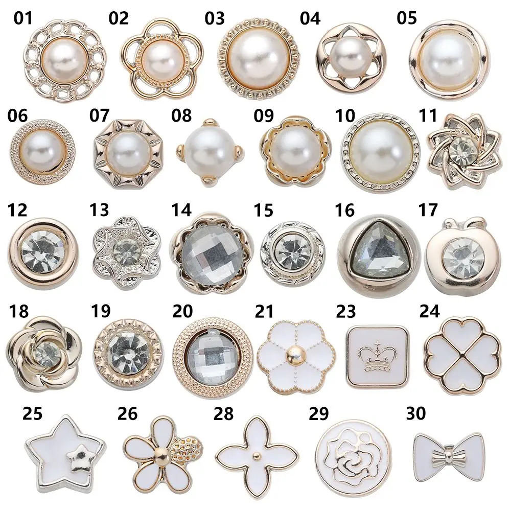 Multistyle Watch Band Charms Strap Decorative Ring Nails For Apple Metal Creativity Pearl Flower Rivet Accessories For iwatch