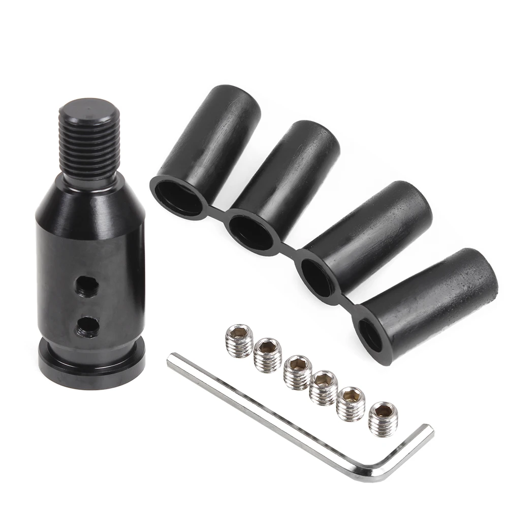 RASTP-JDM Racing Universal Aluminum Shift Knob Adapter Fit for Non Threaded Shifter Auto shifters M12x1.25mm/M10x1.5mm RS-SFN057