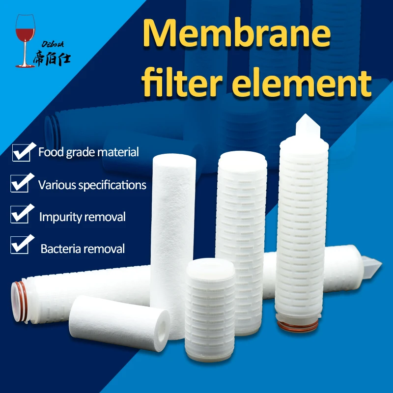 5-inch and 10-inch membrane filters filter homemade wine, clarify and purify water, pp cotton coarse filter