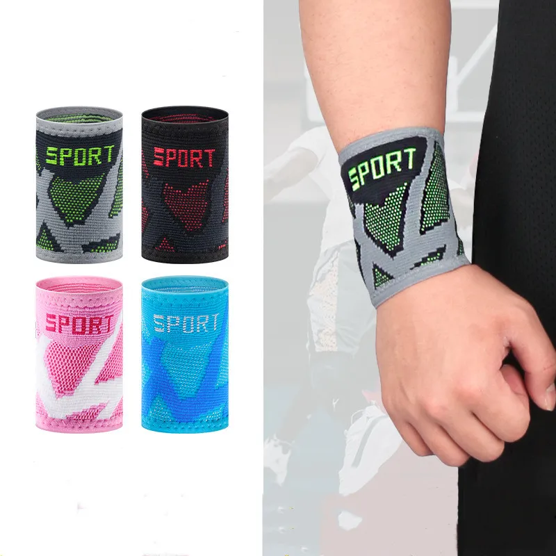 Compression Wrist Support Sport Workout Training Wristband Protective Gear Tennis Volleyball Badminton Pressurized Brace Bandage