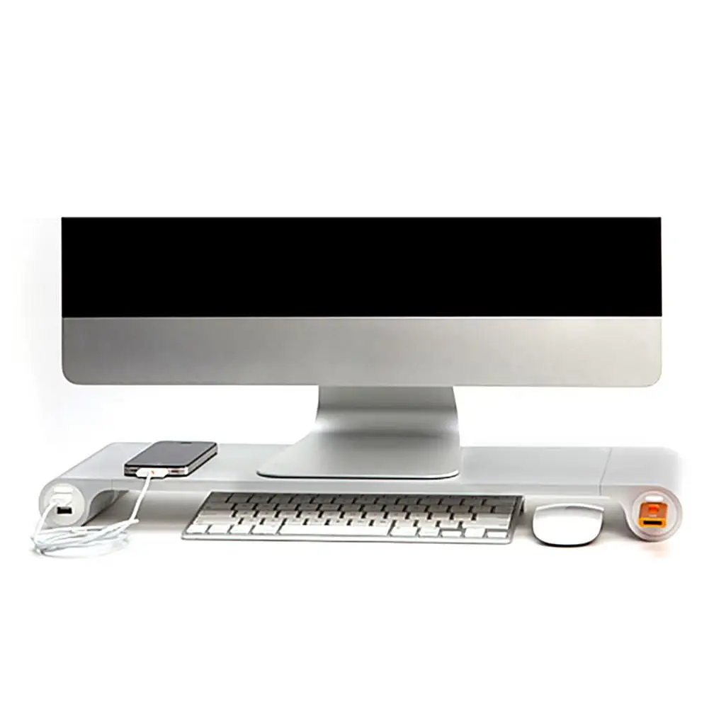 Подставка для монитора Универсальная со стальным органайзером и USB 3,0