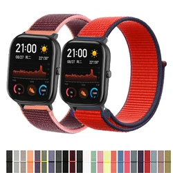 20mm 22mm nylon Band for Huami Amazfit bip strap GTS2 Mini GTR 47mm GTR2 2e stratos 2 3 4 Watchband Bracelet Amazfit GTS 2 2e 4