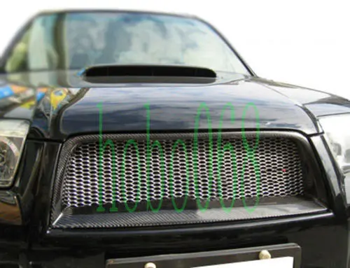 Fit For Subaru Forester STI 2005 2006 2007 2008 Carbon Fibe Front Grill Mesh Bumper Hood Grille