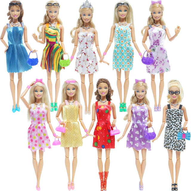 42 Item/Set Doll Accessories = 10Pcs Shoes + 8 Necklace 4 Glasses 2 Crowns 2 Handbags + 8 Pcs Doll Dress Clothes for 1/6 Doll 3 42 Item/Set Doll Accessories = 10Pcs Shoes + 8 Necklace 4 Glasses 2 Crowns 2 Handbags + 8 Pcs Doll Dress Clothes for 1/6 Doll 3